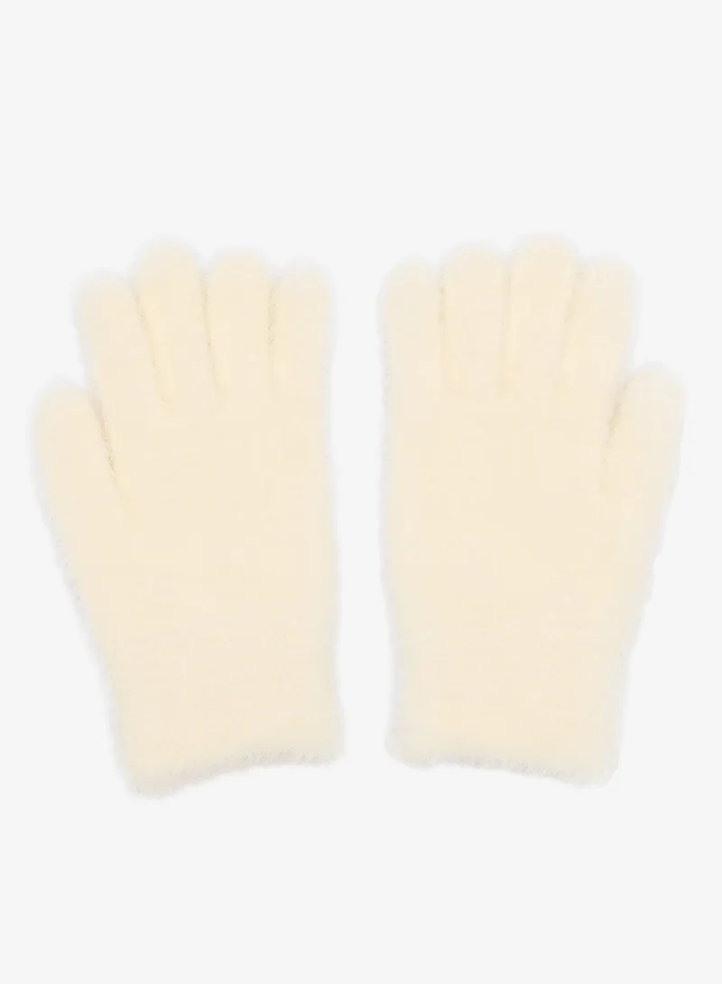 Ginger Cozy Knitted Gloves