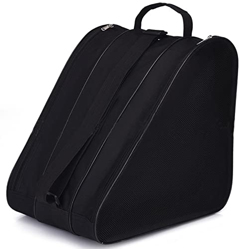 Peyorom Skate Bags - Great for Roller, Ice, Quad, Inline & Figure Skates - Accessories for Kids & Adults (Black) - Image 1