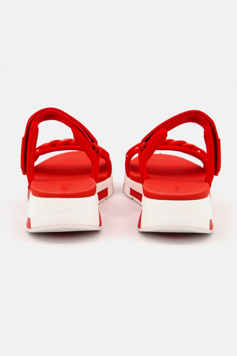 FitFlop Women Heda Chain Slides Sandals, Red - Image 4