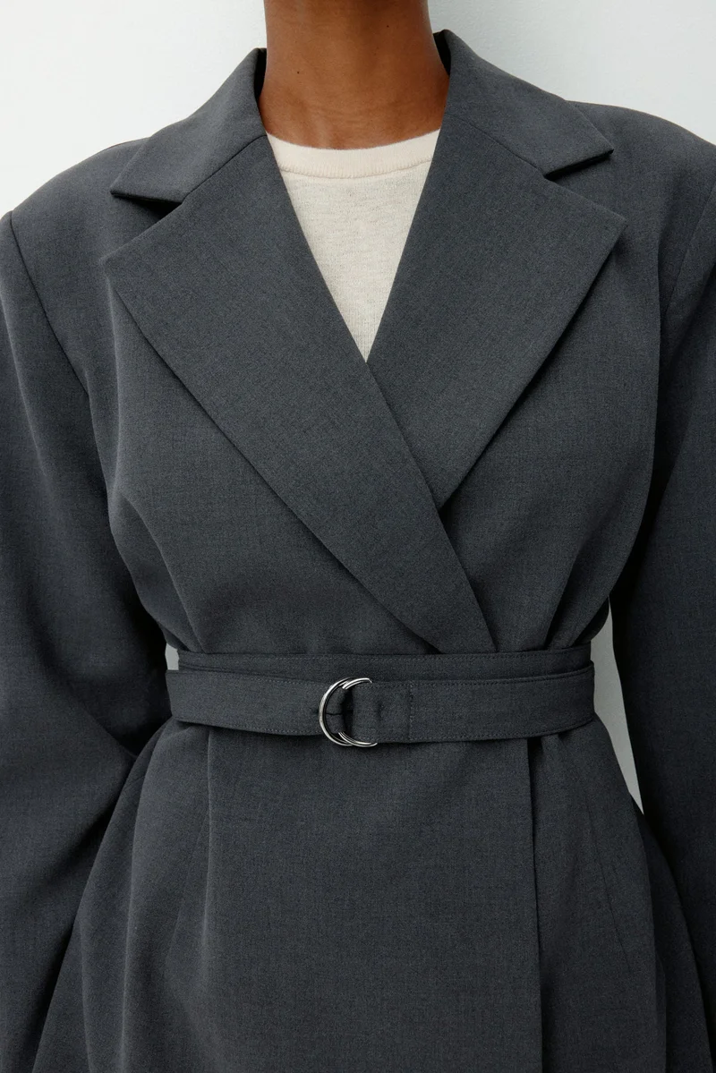 H&M Belted blazer
