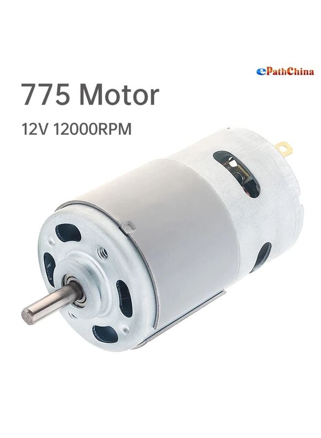 12V 12000RPM 775 DC Motor High Speed Large Torque Metal Ball Bearing For DIY Cars - Image 2