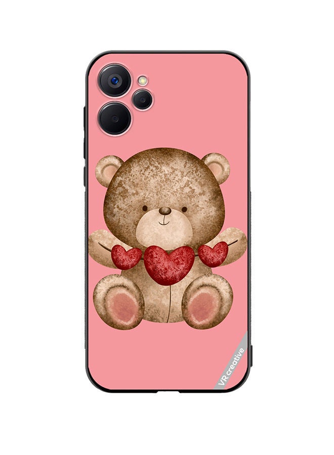 VR CREATIVE Protective Case Cover For Realme 9i 5G Bear Love Design Multicolour - Image 1