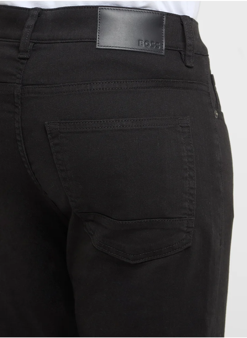 بوس Rise Wash Straight Fit Jeans