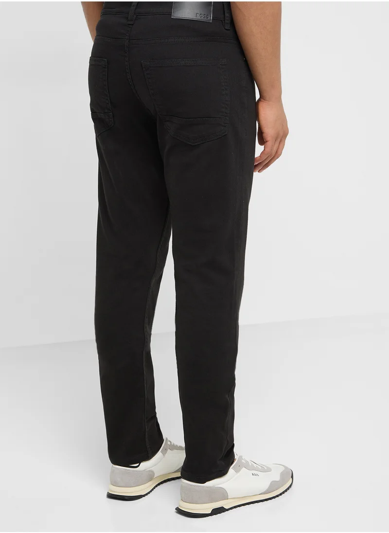 بوس Rise Wash Straight Fit Jeans