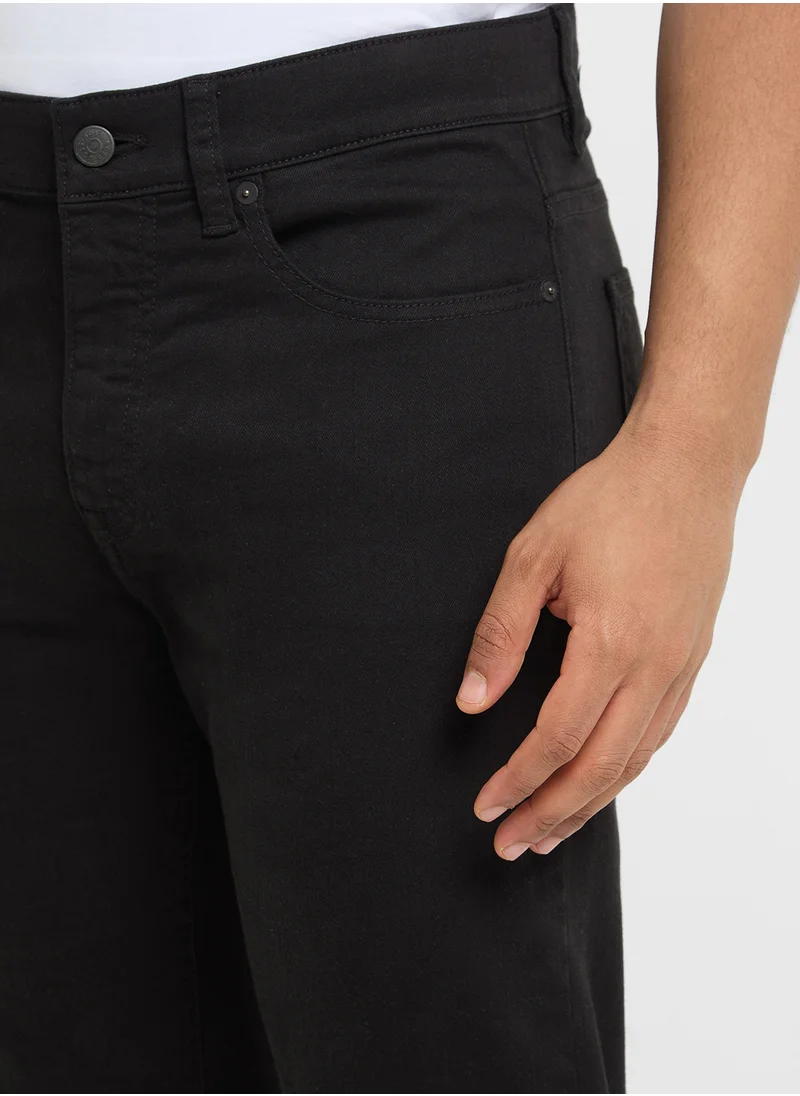 بوس Rise Wash Straight Fit Jeans