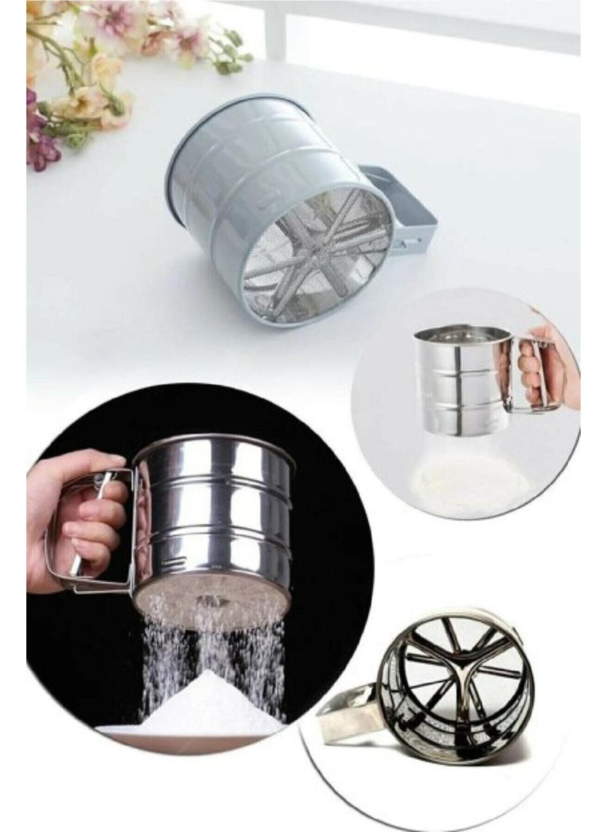 Knittingtr - Dough Pastry Pastry Set; Dough Mat, Automatic Beater, Dough Spatula, Flour Sugar Sieve - Image 1
