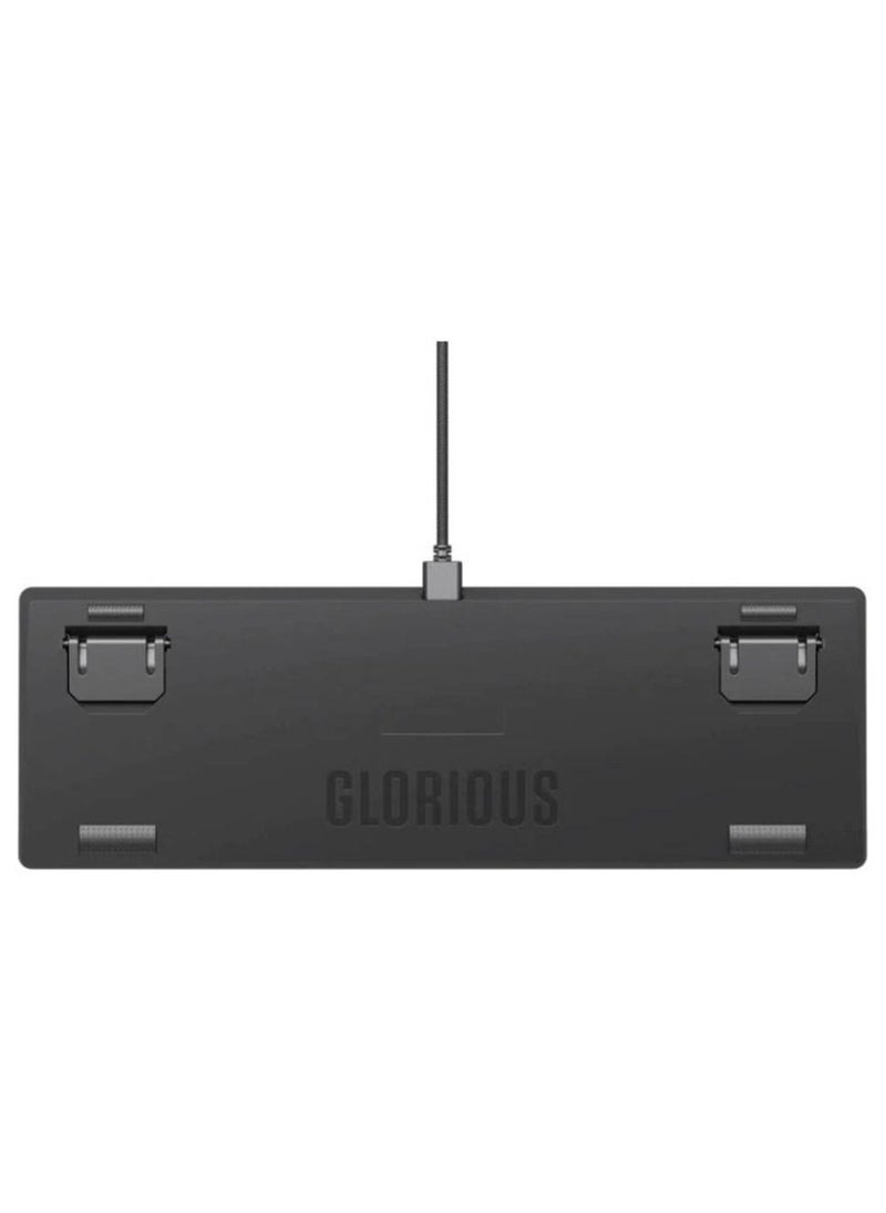 Glorious - Glorious GMMK 2 TKL Wired Mechanical Keyboard, 65% Layout, Fox Linear Switches, Hot Swappable, CNC Aluminum Top Frame, RGB LED Backlighting, ARB Layout, USB-C, Black | GLO-GMMK2-65-FOX-B-A - Image 1