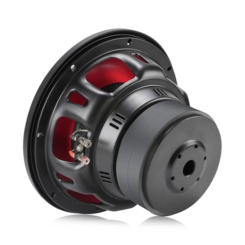 Seventour 10" 1200W Max Power Dual 4 Ohm Car Subwoofer,Dual Voice Coil High-Strength Dual Magnets,Foam Surround for Vehicle Stereo Sound System (10" - Dual 4 Ohm) - Image 5