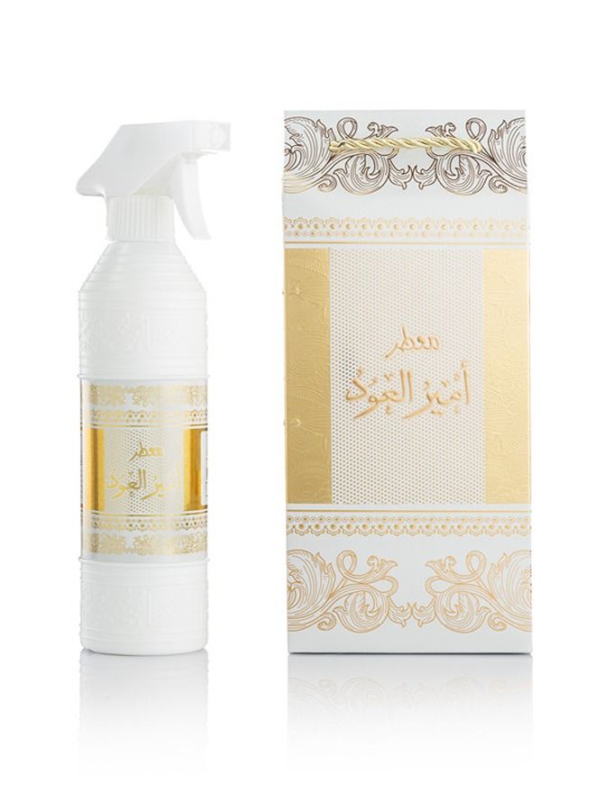 عود لافر معطر هواء أمير العود 500 مل بتركيبة شرقية فاخرة للاستخدام المنزلي يدوم طويلاً وخالٍ من الكحول والغازات - Image 1