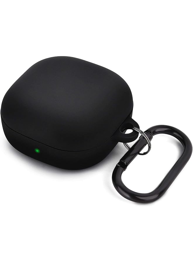 Goodern Compatible With Silicone Case For Samsung Galaxy Buds 2 Pro Galaxy Buds 2 Galaxy Buds Pro Galaxy Buds Live Case Shockproof Protective Cover With Keychain For Galaxy Earbuds Accessories Black - Image 1