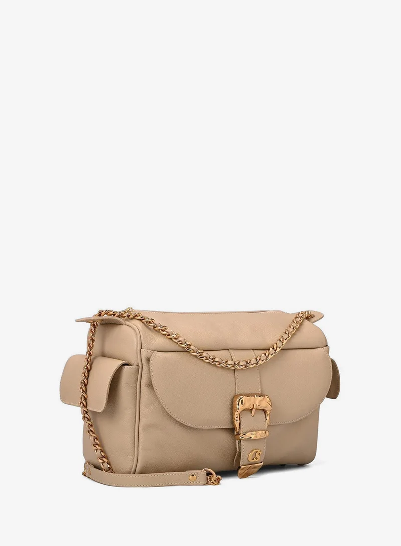 Off-white Buckle Bag