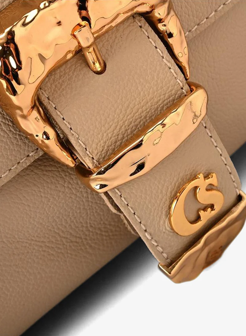 Carmen Steffens  Off-white Buckle Bag for Women | Best Price UAE