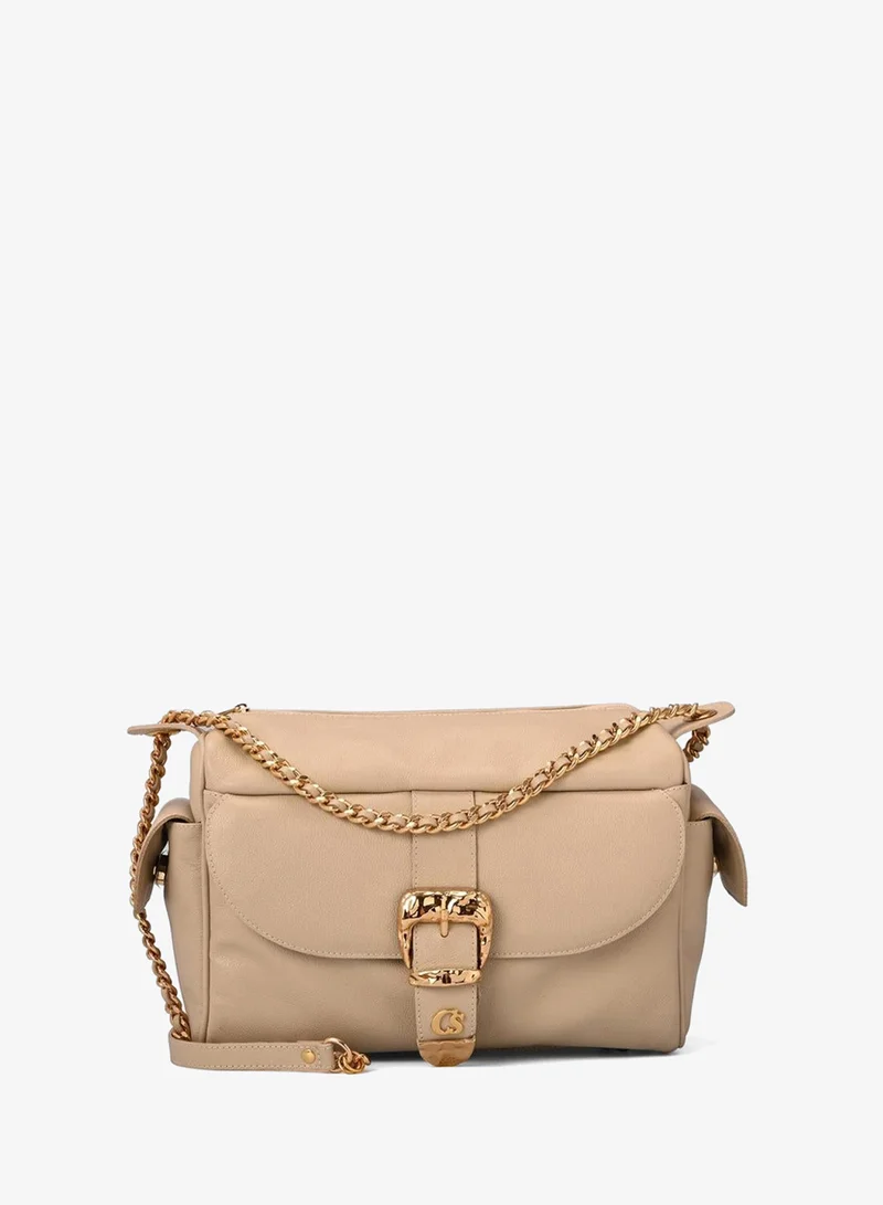 Carmen Steffens  Off-white Buckle Bag for Women | Best Price UAE