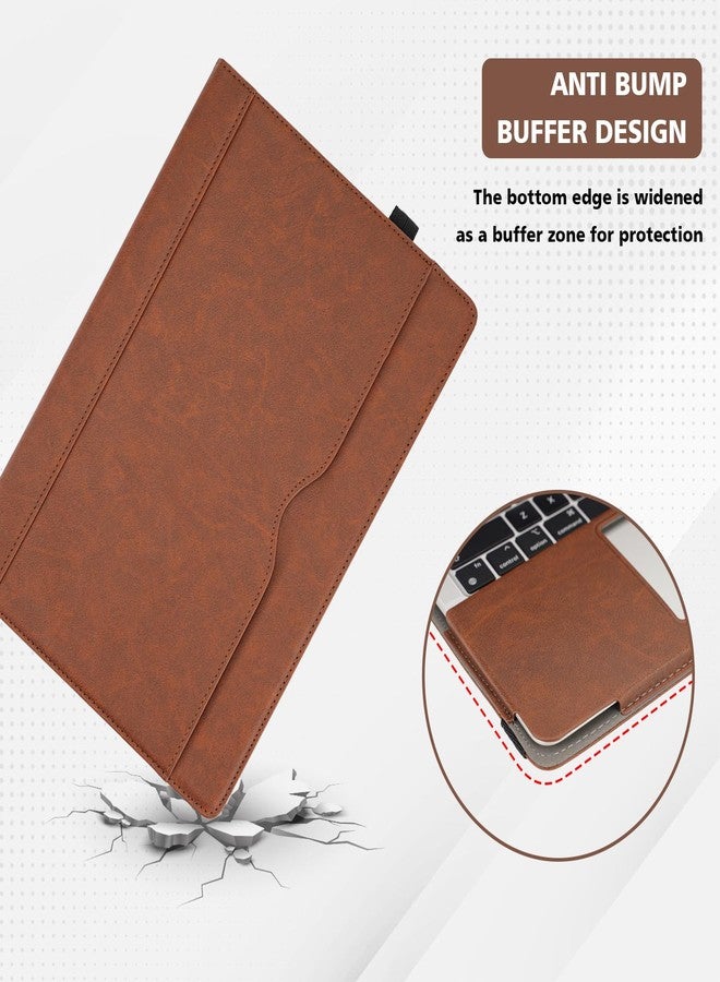 TT TYTX MacBook Air Leather Case 13.6 Inch 2022 A2681 M2 Laptop Sleeve Protective Folio Book Cover (A2681 M2, Dark Brown) - Image 4
