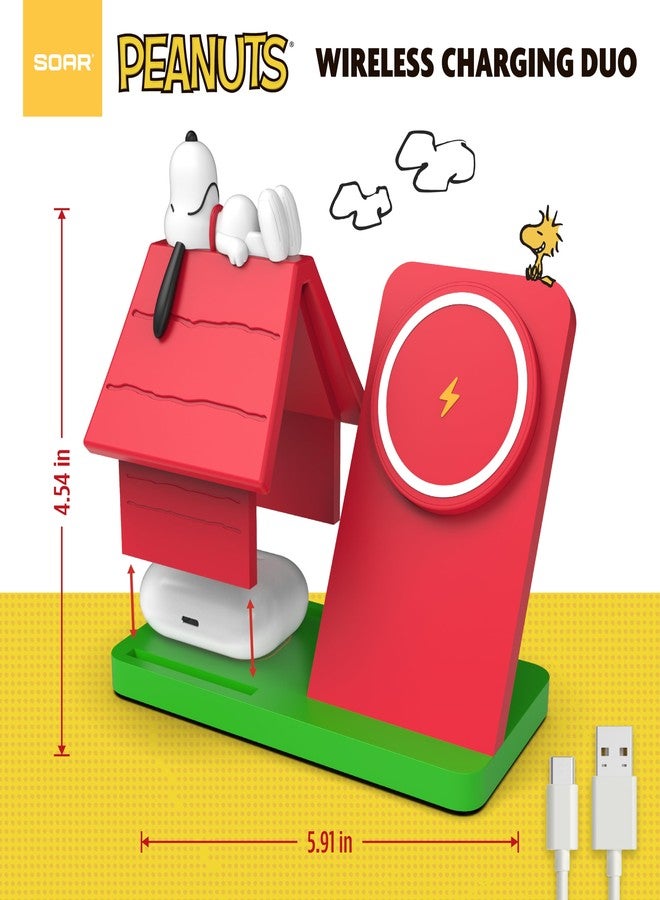 سوار محطة شحن لاسلكي SOAR Peanuts Red Dog House - Image 3
