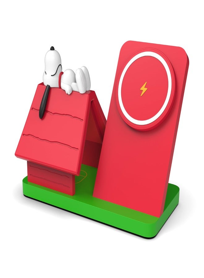 سوار محطة شحن لاسلكي SOAR Peanuts Red Dog House - Image 1