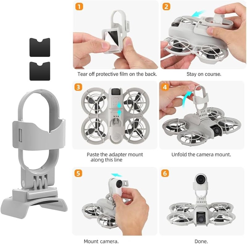 360 GO 3S GO 3 Camera Mount Adapter Bracket Adjustable Connector Expansion for Sports Camera Drones - Image 3