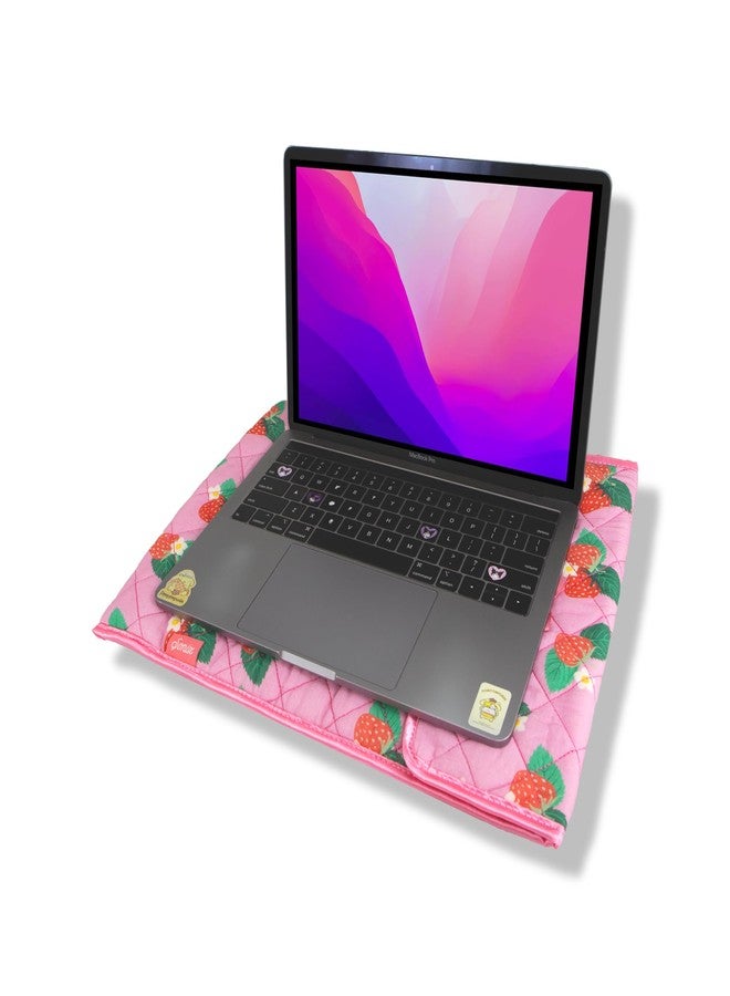 سونيكس | جراب كمبيوتر محمول مبطن | 13-14 بوصة، حقيبة حمل كمبيوتر محمول مبطنة ناعمة ومريحة، جراب كمبيوتر | فراولة برية - Image 2