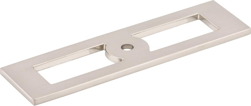 Top Knobs TK922BSN TK922 Hollin 3-3/4 Inch Center to Center Backplate for Cabinet Knobs from The Lynwood Series - Image 4