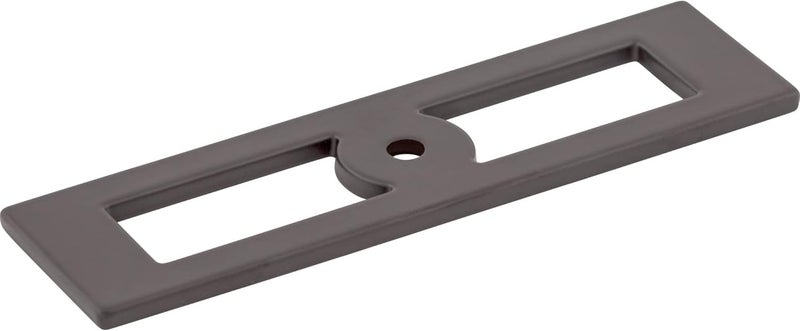 Top Knobs TK922BSN TK922 Hollin 3-3/4 Inch Center to Center Backplate for Cabinet Knobs from The Lynwood Series - Image 3
