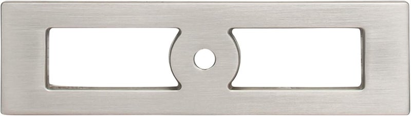 Top Knobs TK922BSN TK922 Hollin 3-3/4 Inch Center to Center Backplate for Cabinet Knobs from The Lynwood Series - Image 1