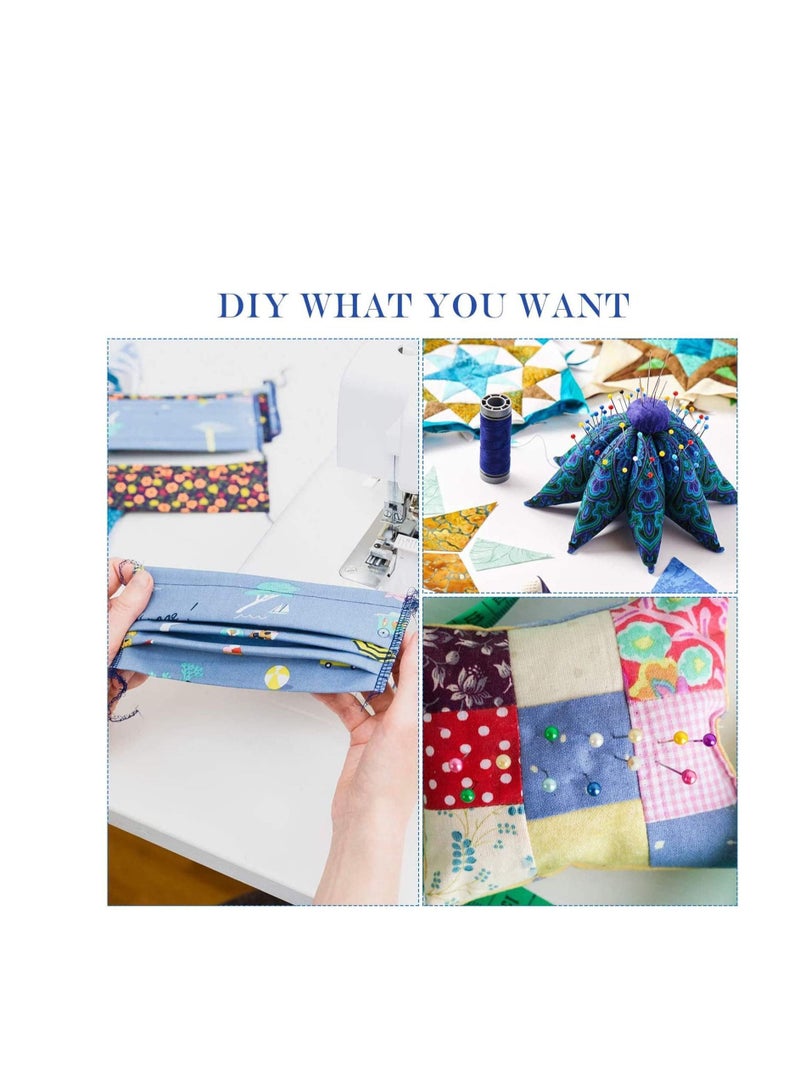 Y&D 42 Pieces Quilting Fabric Squares Sheets Cotton Bundle Patchwork 9.5 x Inch Pre-Cut Quilt for DIY Crafts Sewing - Image 4