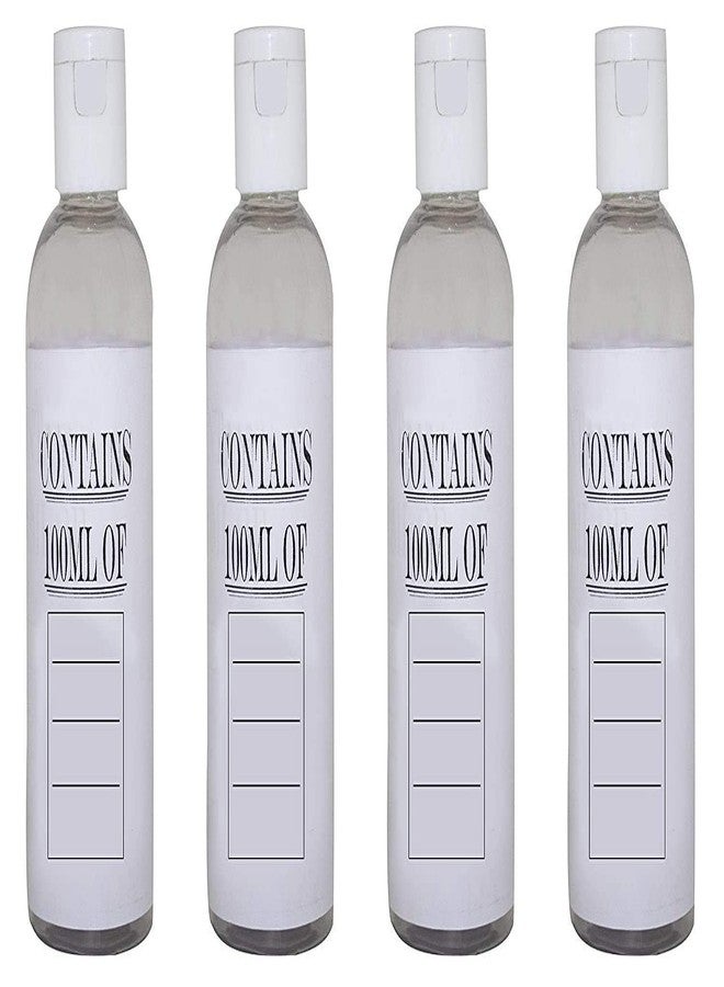 GLAN Multiuse Empty Bottle 100 Ml Set Of 4(Transparent Bottles) - Image 1
