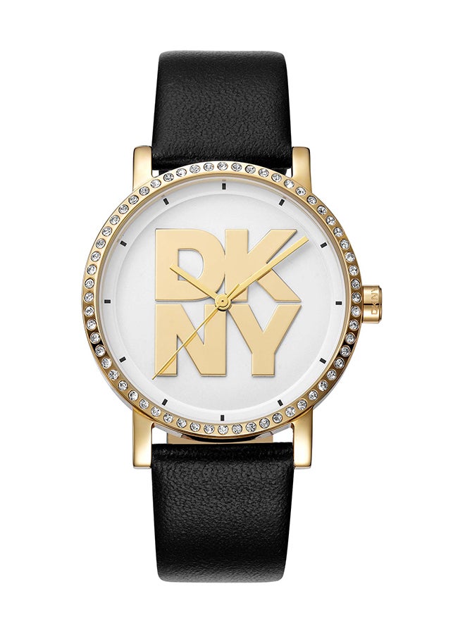 DKNY Soho Logo DK1L035L0025 - Leather Female Quartz 3 hands - Image 1