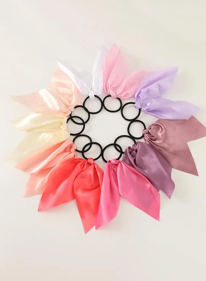 Take Two  Set of 10 - Solid Fashion Hair Ties for Women | Best Price UAE