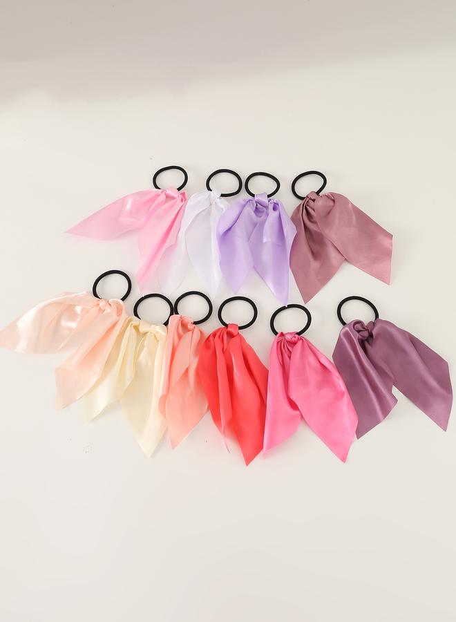 Take Two Set of 10 - Solid Fashion Hair Ties - Image 1