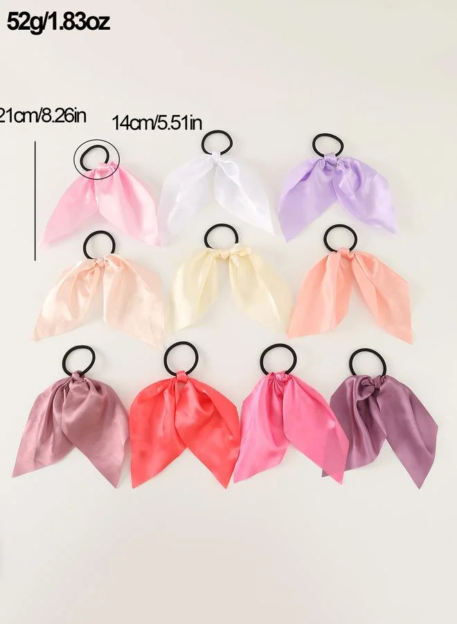 Take Two  Set of 10 - Solid Fashion Hair Ties for Women | Best Price UAE