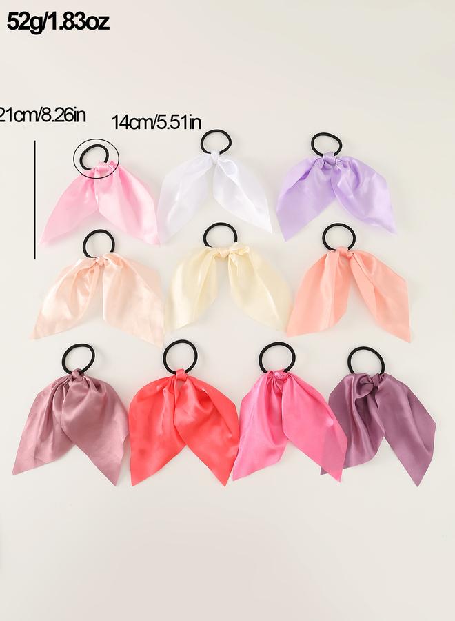Take Two Set of 10 - Solid Fashion Hair Ties - Image 4