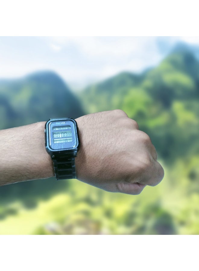 Elegant Digital Wrist Watch with Practical Design and Black Strap - Image 4