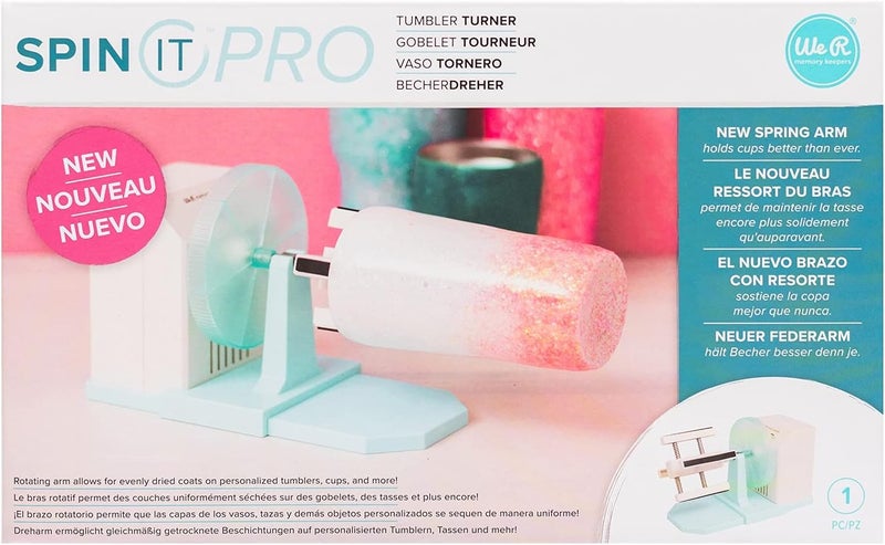 We R Memory Keepers Spin IT Pro Tumbler Turner with Adjustable Motor Speed - Image 1