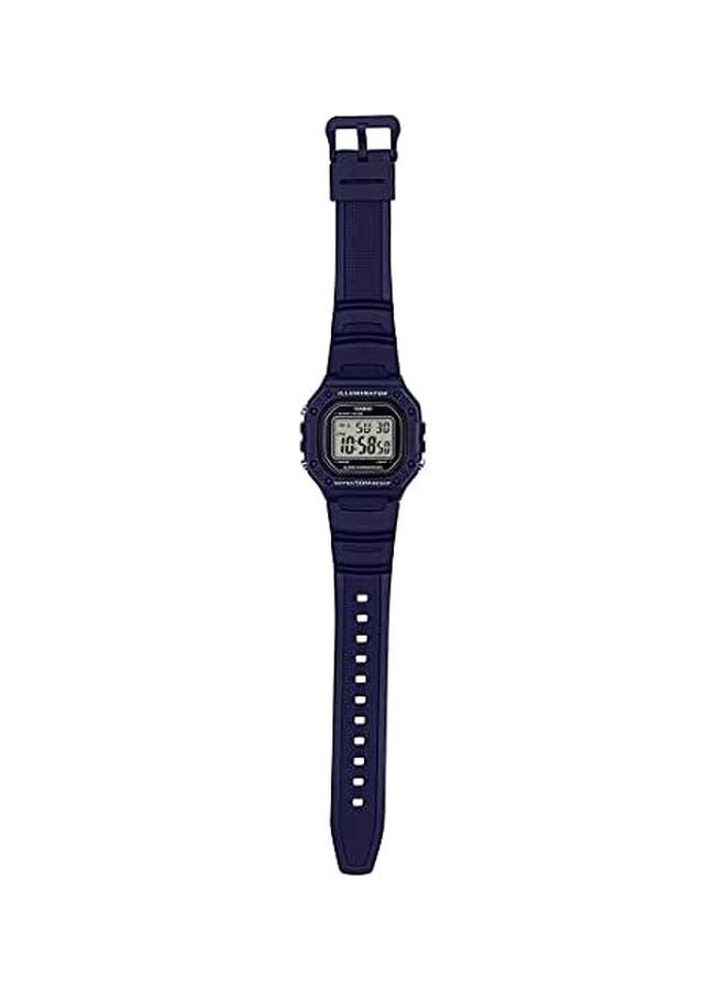 كاسيو ساعة يد رقمية للشباب طراز W-218H-2AVDF - مقاس 43 مم - لون أزرق رجال - Image 4