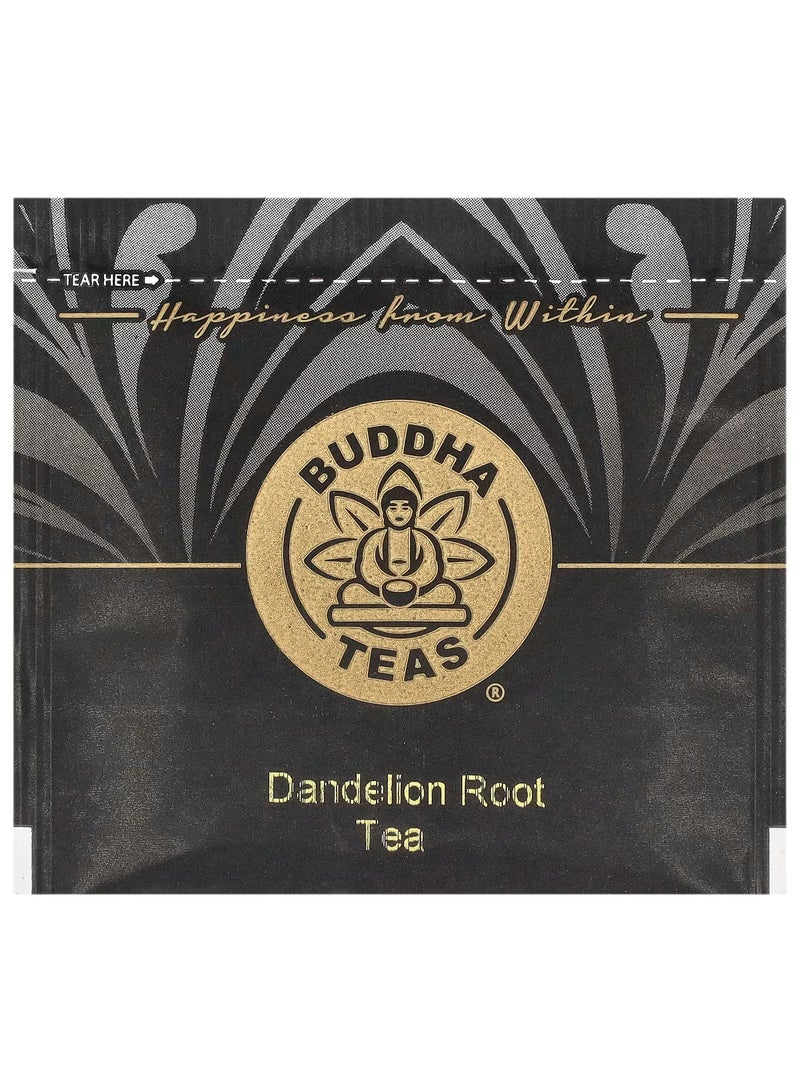 Buddha Teas, Organic Herbal Tea, Dandelion Root, Caffeine Free, 18 Tea Bags, 0.83 oz (24 g) - Image 3