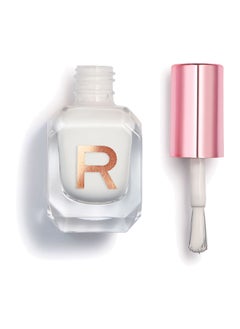 REVOLUTION Makeup Revolution Express Nail Varnish Ghost White  - Image 5