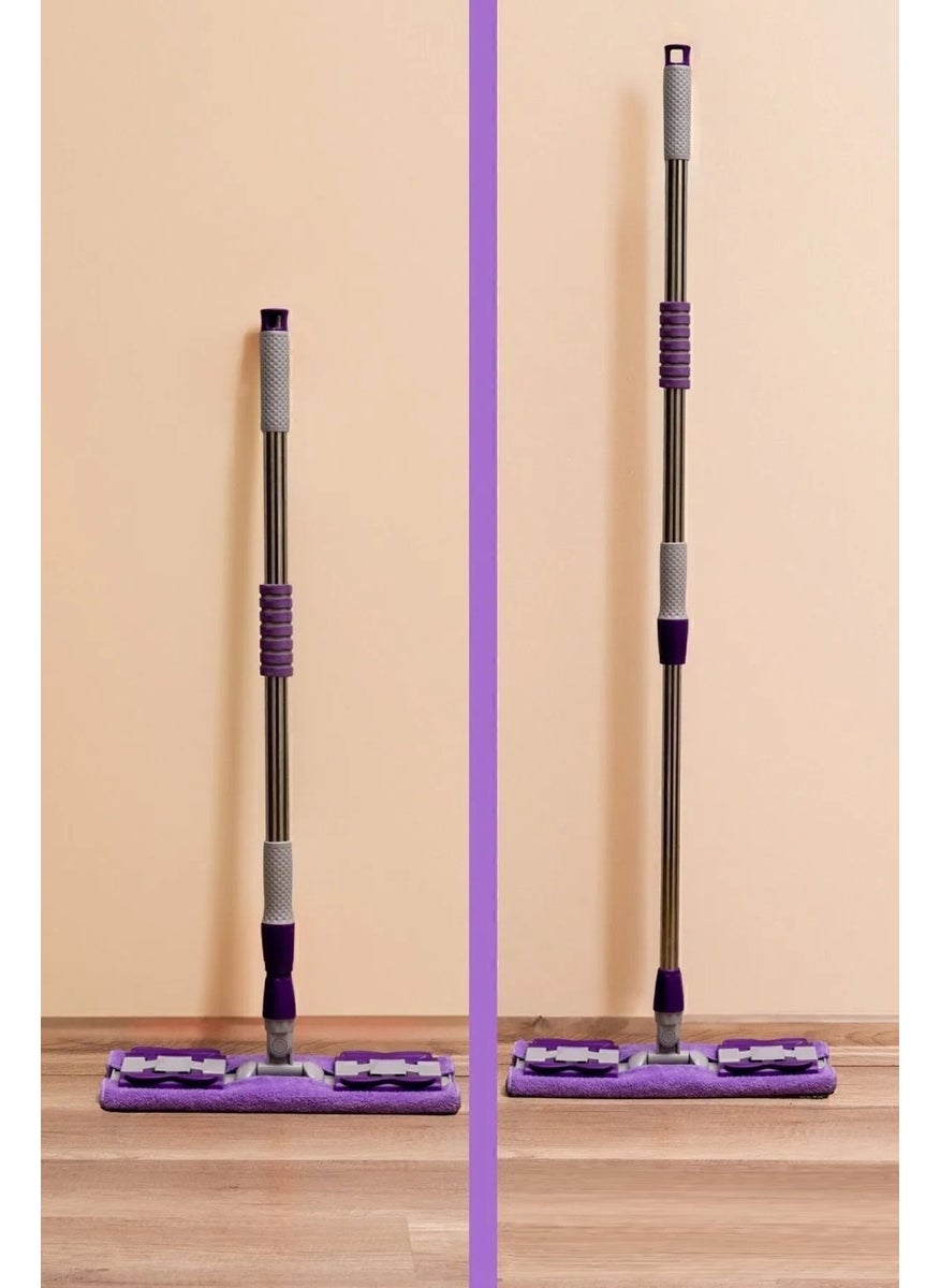 Tugomer - Stella Microfiber Mop with Clamp - Floor Wall Glass Cleaning Mop & Telescopic Mop Set with Clamp - Image 1