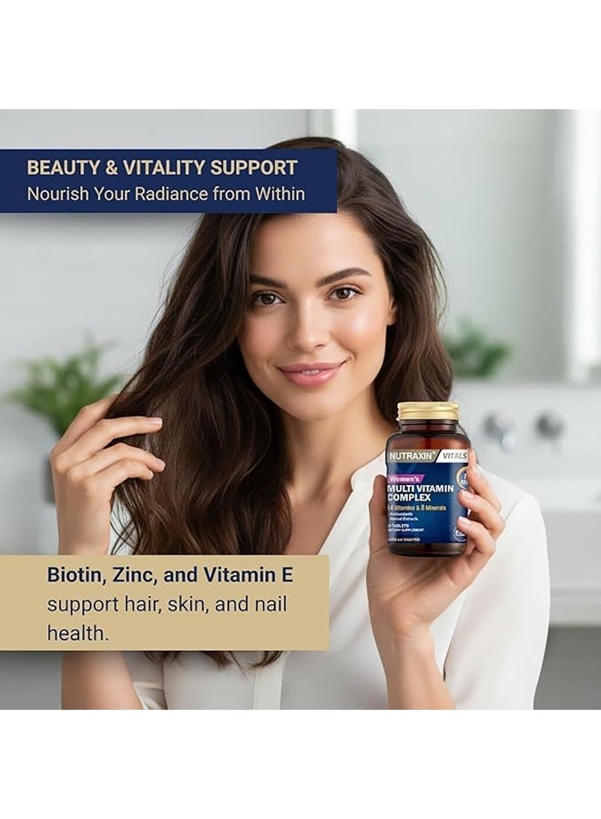 نوتركسين نيوتراكسين، فيتامينات متعددة للنساء - 60 قرصًا - Image 4