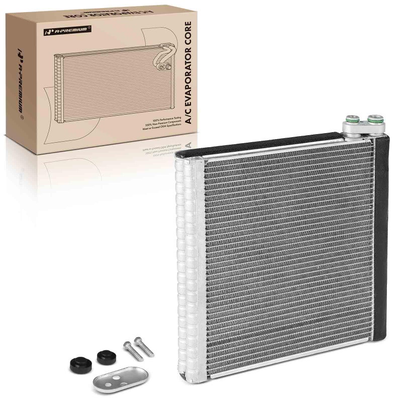 APremium AC Evaporator Core Compatible with Toyota Corolla 20052008 Matrix 20052008 Prius 20042009 with Pressing Plate
