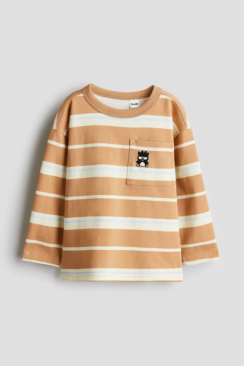 H&M Long-Sleeved Cotton T-Shirt