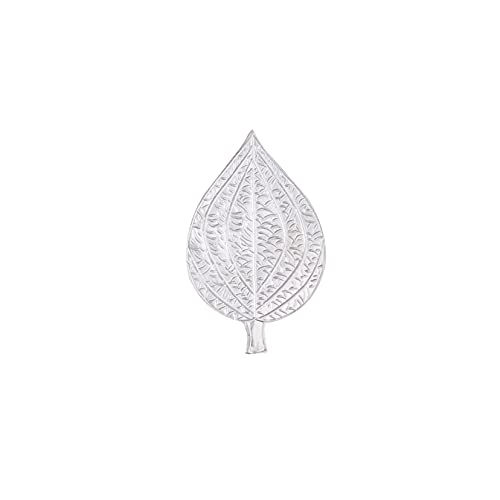 DHRUVS COLLECTION 925 Pure Silver Paan Leaf Paan Ka Patta Betel Leave for Home Decor Pooja Gift Purpose Donation - Image 3