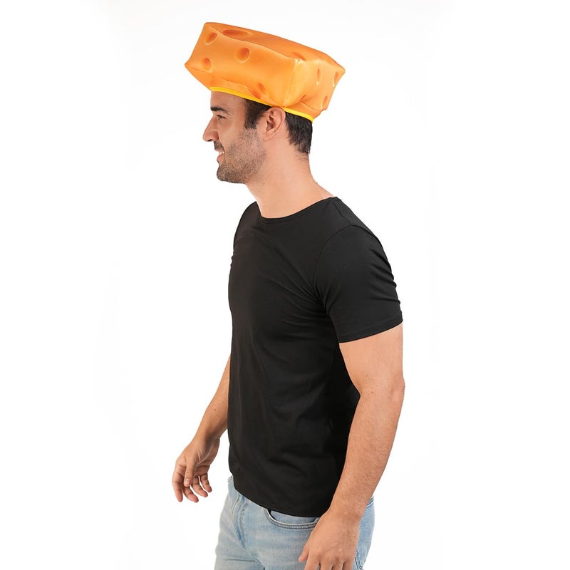DSplay Adult Couples Cheese Hat Costume Cosplay Halloween Costumes - Image 3