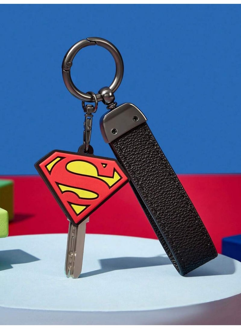 SUPERMAN Keychain Superman Key Ring Super Hero Logo Design Pendant Accessory for Car Bag Gift for Fans - Image 3