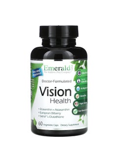 Emerald Laboratories Emerald Laboratories, Vision Health, 60 Vegetable Caps  - Image 1