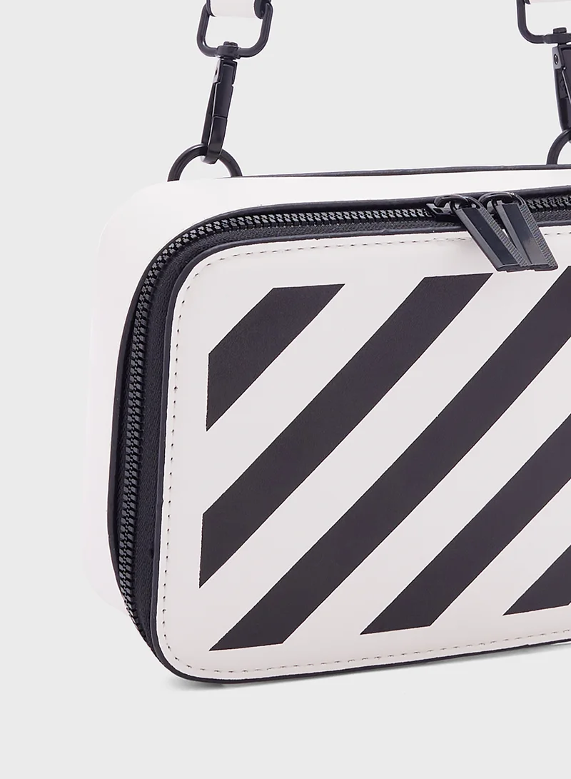 Seventy Five Cross Body Strip Detail Men'S Bag