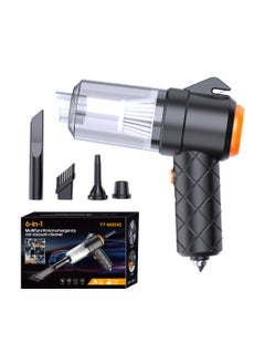 Healife Car vacuum cleaner, 6-in-1 cordless vacuum cleaner and air dust collector, suitable for cars, homes, offices, pets household and electronic device dust collector, keyboard cleaning vacuum cleaner.  - Image 2