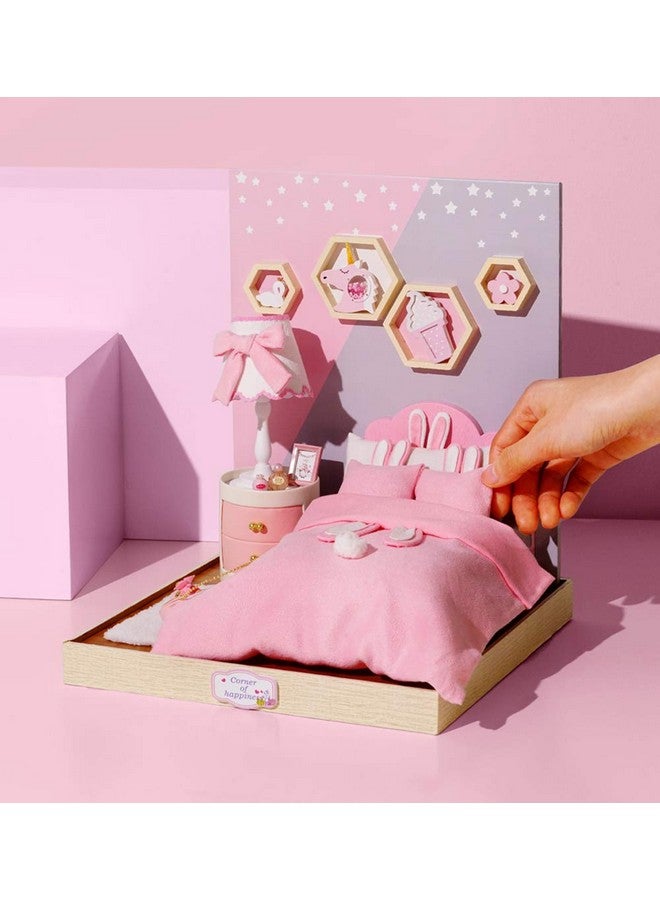 فليفر مجموعة منزل دمى فليفر المصغر، غرفة إبداعية مع أثاث، هدية فنية رومانسية (لحظة ساحقة) - Image 2