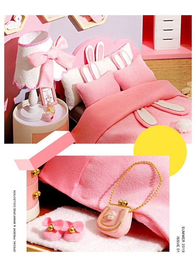 فليفر مجموعة منزل دمى فليفر المصغر، غرفة إبداعية مع أثاث، هدية فنية رومانسية (لحظة ساحقة) - Image 3