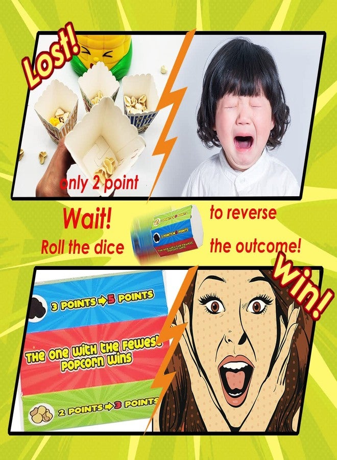 LAFALA Kids Board Games for Family Night Party Games Who get’s Most Popcorn Board Game for Adults and Kids 8-12, 2-4 Players,Easter's Day Halloween Christmas Party Game - Image 4